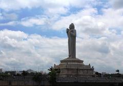 Buddha statue at Hussain Sagar Lake