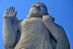 Massive Statue of Gautama Buddha on Gibraltar Rock in Hussain Sagar Lake, Hyderabad