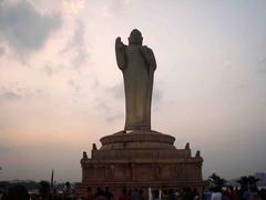 statue of Buddha at an ASI monument