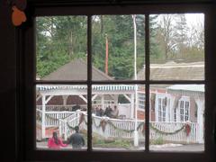 Window onto the Christmassy museum