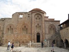 southern façade of Dafni Monastery