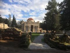 External view of Dafni Monastery