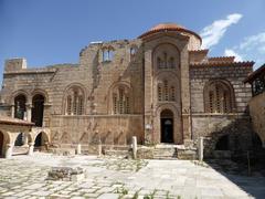 Monastery of Daphni facade after restoration