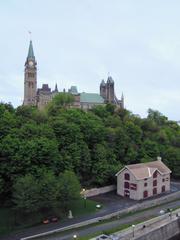 Bytown Museum and Parliament Hill in Ottawa, Canada