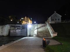 Rideau Canal near the locks in Ottawa