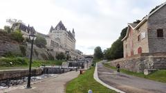 Locks in summer at Rideau Canal in Ottawa