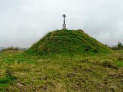 Panoramic view of Kopiec mound