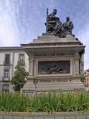 Monument of Columbus and Queen Isabella I in Granada