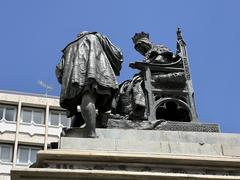 Monument to Isabel la Católica in Plaza Isabel la Católica, Granada