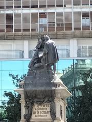 Statue of Christopher Columbus in Valladolid, Spain.