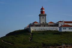 Cape Roca cliffs and ocean in Portugal