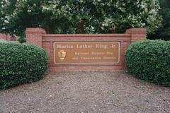 Sign at Martin Luther King Jr. National Historic Site