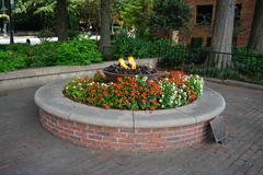 The King Center's Eternal Flame at Martin Luther King Jr. National Historic Site in Atlanta, Georgia