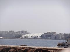 Alexandria beach view from Qaitbay Citadel