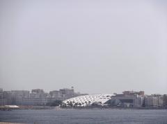 Alexandria coastline viewed from Citadel of Qaitbay