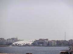 Alexandria beach view from Citadel of Qaitbay