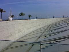 outside of Bibliotheca Alexandrina