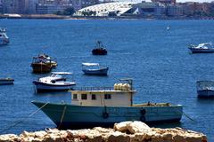 Beautiful sea view of Bibliotheca Alexandria