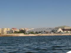 Bibliotheca Alexandrina from the Mediterranean Sea