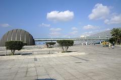 Bibliotheca Alexandrina planetarium and library in Alexandria, Egypt