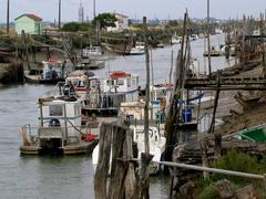 Charente-Maritime Marennes Chenal with boats