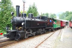 G 2x2/2 Nr. 105 locomotive from 1918 in Blonay-Chamby museum