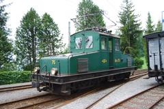 Ge 4/4 Nr. 75 electric locomotive at Blonay-Chamby Museum Railway