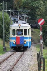 MOB Be 4/4 1001 train near Chamby-Musée