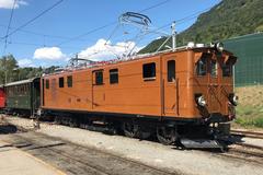 Berninabahn Ge 4/4 81 locomotive at Blonay station