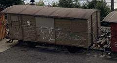 Closed Wagon CEV 23 at Blonay-Chamby Museum railway