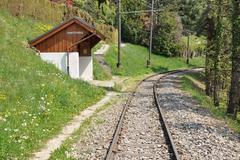 Chantemerle station on Blonay–Chamby train line