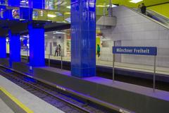 U-Bahnhof Münchner Freiheit in Munich, Germany