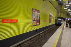 U-Bahnhof Münchner Freiheit in Munich, Germany