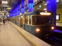 MVG-class A subway train at Münchner Freiheit station