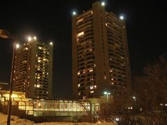 Ottawa buildings lit during Earth Hour 2008 night