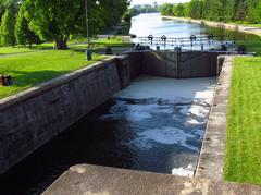 Hartwell Locks on the Rideau Canal in Ontario, Canada