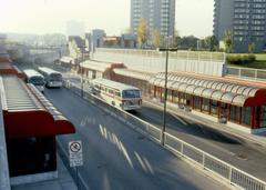 Lees Transitway Station looking southeast