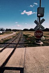 miniature railroad track in City Park, New Orleans