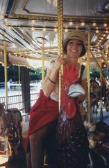 Riding the rooster in Storybook Land, City Park New Orleans