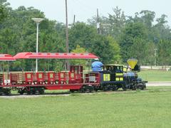 Miniature railway in City Park, New Orleans