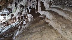 Interior of Nymfoloipton Cave in Greece