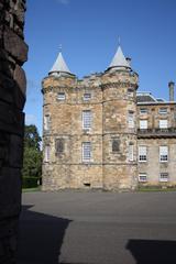 Cityscape of Edinburgh with historic buildings and landmarks