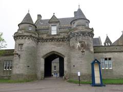 Holyrood Palace Gatehouse in Edinburgh