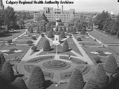 Colonel J.W. Belcher topiary in Calgary, Alberta