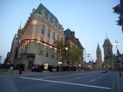 Central Post Office, Langevin Block, Parliament Buildings in Ottawa