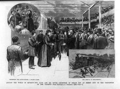 Nellie Bly reception at Jersey City after journey