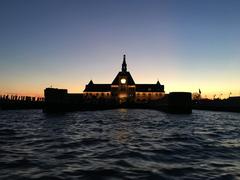 CNJ Terminal at Liberty State Park at dusk