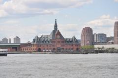 Central Railroad of New Jersey Terminal seen from New York Harbor