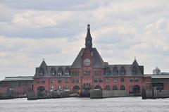 Central Railroad of New Jersey Terminal viewed from New York Harbor