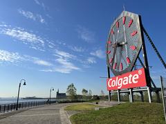 Colgate Clock in Downtown Jersey City on October 7, 2022